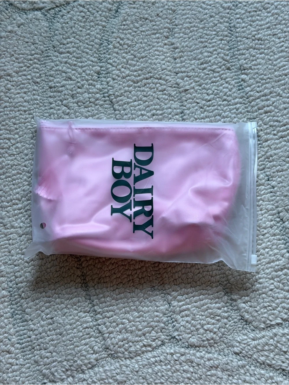 Pink Size Small Dairy Boy Make Up Bag